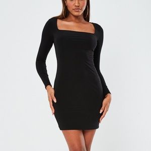 Black long sleeve dress